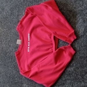 Freeze eighties inspired crop sweatshirt